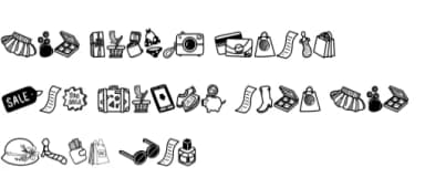 Shopping by Chonada — Dingbats Font — thumbnail 8