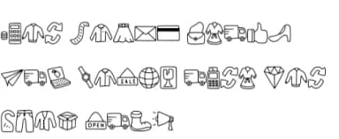 Shopping by YandiDesigns — Dingbats Font — thumbnail 6