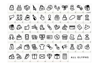 Shopping by YandiDesigns — Dingbats Font — thumbnail 2