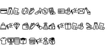 Shopping by YandiDesigns — Dingbats Font — thumbnail 6