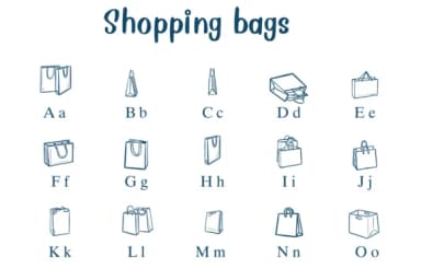 Shopping Bags by Nongyao — Dingbats Font — thumbnail 2