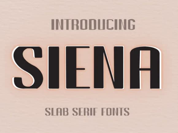 Siena by Pukka De — Slab Serif Font