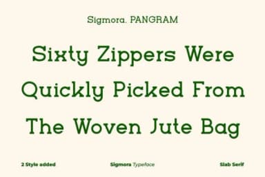 Sigmora by pandekastudio — Slab Serif Font — thumbnail 7