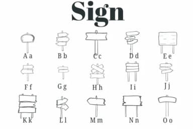 Sign Dingbats by Suphitchaya — Dingbats Font — thumbnail 2