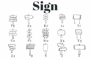 Sign Dingbats by Suphitchaya — Dingbats Font — thumbnail 3