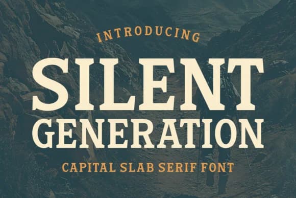 Silent Generation by Dito (7NTypes) — Slab Serif Font