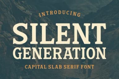 Silent Generation by Dito (7NTypes) — Slab Serif Font — thumbnail 1