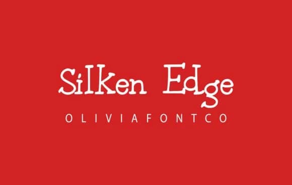 Silken Edge by OliviaFontCo — Slab Serif Font