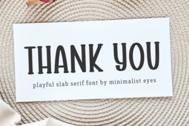 Simple Designer by Minimalist Eyes — Slab Serif Font — thumbnail 7