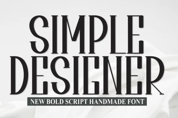 Simple Designer by Roronoa zoro.S.P.D — Slab Serif Font