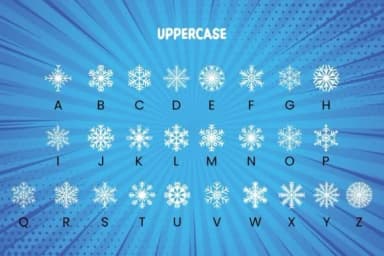 Simple Snowflake by Pian45 — Dingbats Font — thumbnail 2