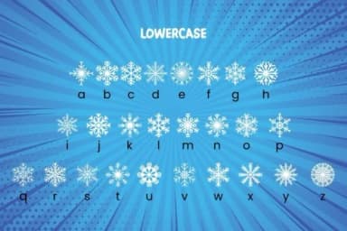 Simple Snowflake by Pian45 — Dingbats Font — thumbnail 3