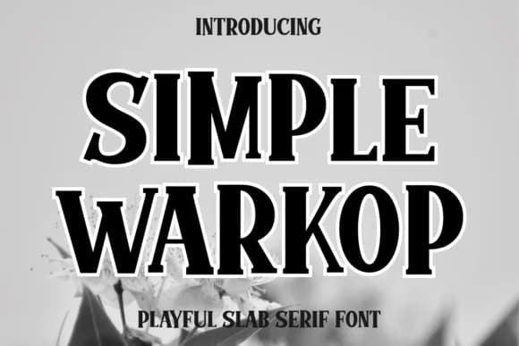 Simple Warkop by Andal (7NTypes) — Slab Serif Font