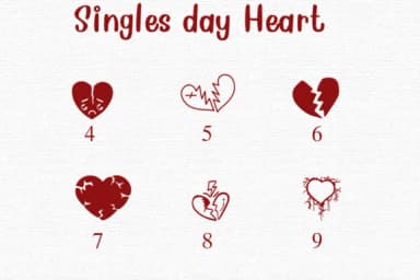Singles Day Heart by Nongyao — Dingbats Font — thumbnail 4