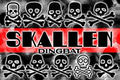 Skallen by vladimirnikolic — Dingbats Font — thumbnail 1