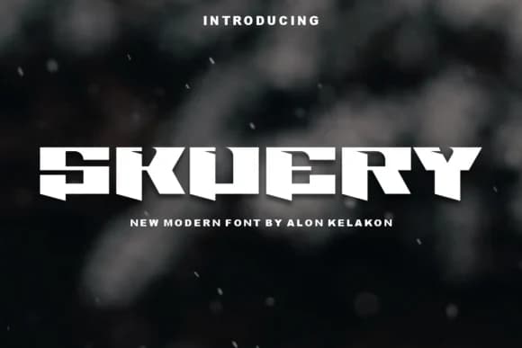 Skuery by alonkelakon — Slab Serif Font