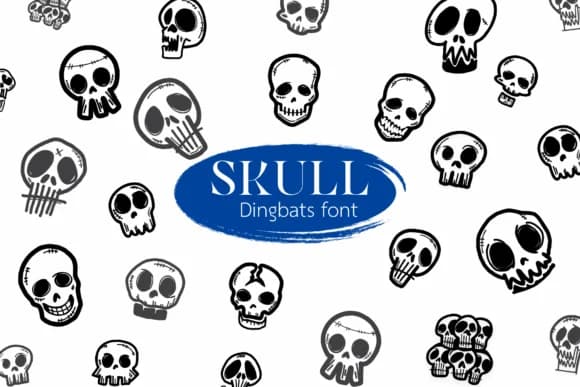 Skull by Suphitchaya — Dingbats Font