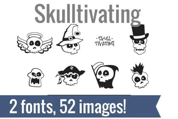 Skulltivating Dingbats by Illustration Ink — Dingbats Font