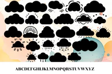 Sky by MOMAT THIRTYONE — Dingbats Font — thumbnail 2