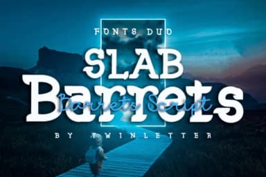 Slab Barrets by twinletter — Slab Serif Font — thumbnail 1