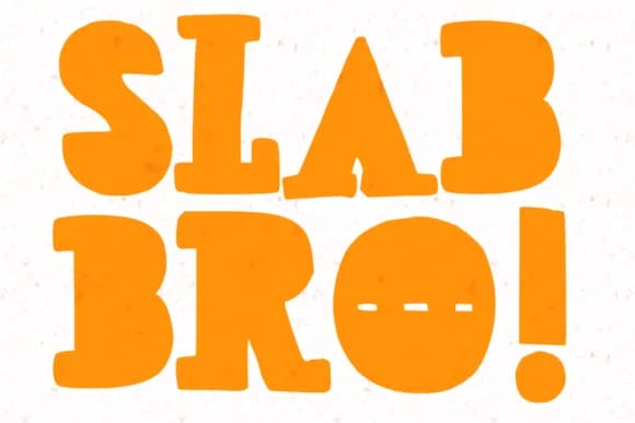 Slab Bro! by MVMET — Slab Serif Font