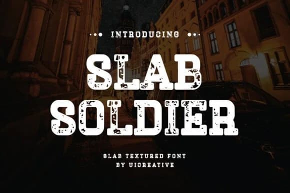 Slab Soldier by uicreativenet — Slab Serif Font
