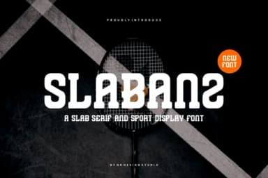 Slabanz by qrdesignstd — Slab Serif Font — thumbnail 1