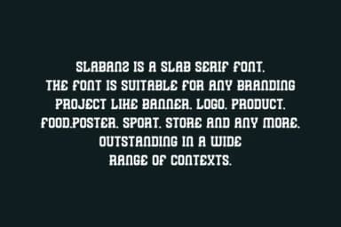 Slabanz by qrdesignstd — Slab Serif Font — thumbnail 5