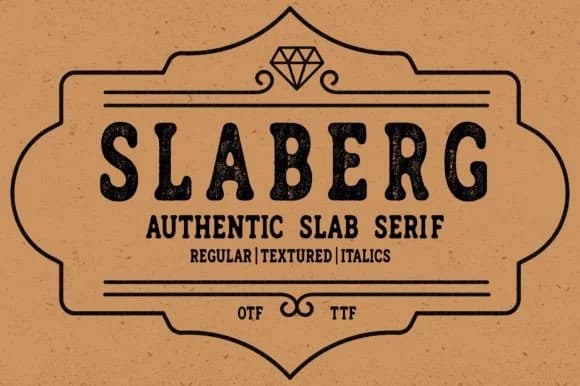 Slaberg by Minimalistartstudio — Slab Serif Font