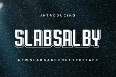 Slabsalby by riotama85 — Slab Serif Font — thumbnail 1