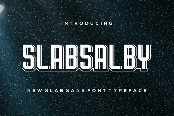 Slabsalby by riotama85 — Slab Serif Font