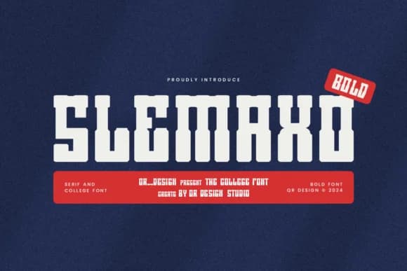 Slemaxo by qrdesignstd — Slab Serif Font