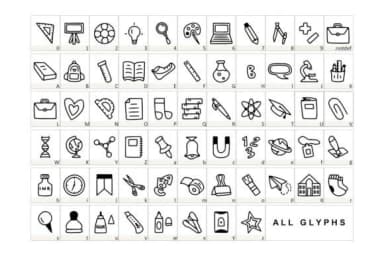 Smart Kid by YandiDesigns — Dingbats Font — thumbnail 2