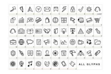 Smart Work by YandiDesigns — Dingbats Font — thumbnail 2