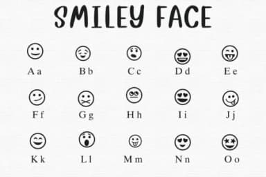 Smiley Face by Sontaya — Dingbats Font — thumbnail 2