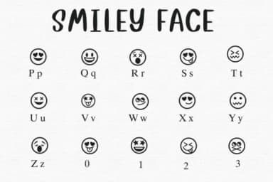 Smiley Face by Sontaya — Dingbats Font — thumbnail 3