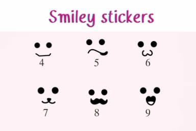 Smiley Stickers by Nongyao — Dingbats Font — thumbnail 4