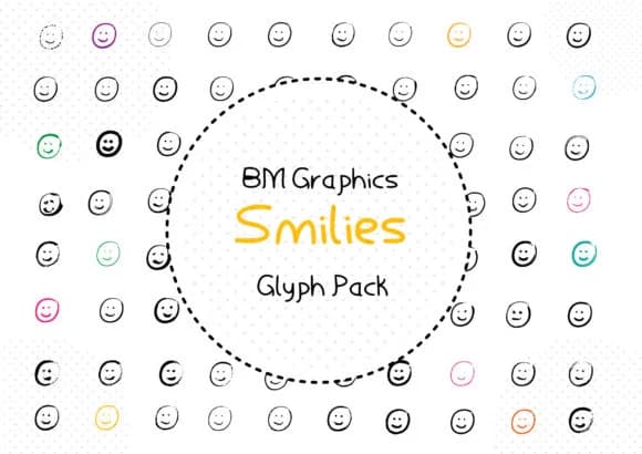 BM Graphics - Smilies by GraphicsBam Fonts — Dingbats Font