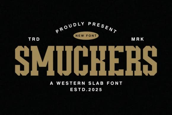 Smuckers by Almairatype Studio — Slab Serif Font