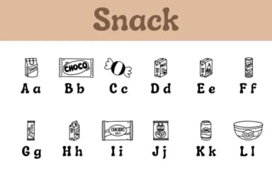 Snack by Chonada — Dingbats Font — thumbnail 2
