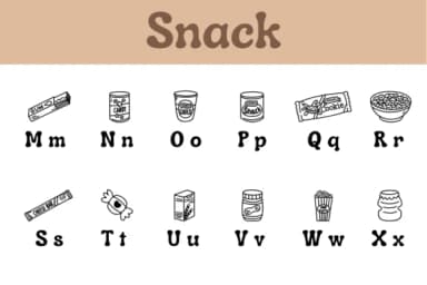Snack by Chonada — Dingbats Font — thumbnail 3