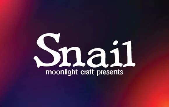 Snail by moonlight craft — Slab Serif Font