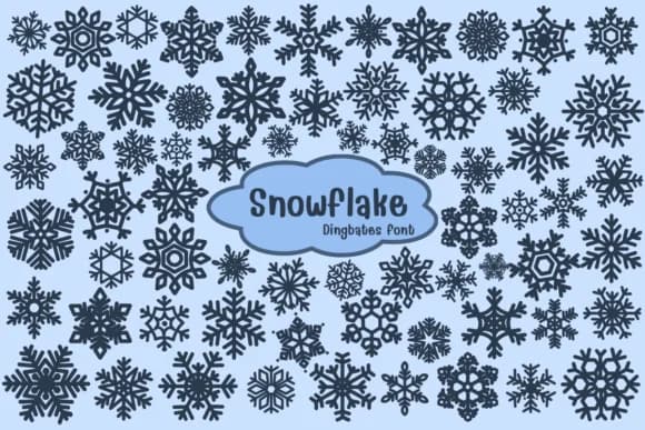 Snowflake by Chonada — Dingbats Font