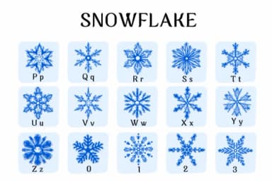 Snowflake by Suphitchaya — Dingbats Font — thumbnail 3