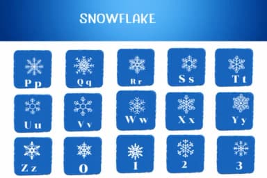 Snowflake by Ketsarin — Dingbats Font — thumbnail 3