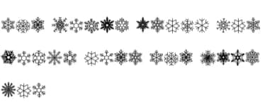 Snowflake by Ketsarin — Dingbats Font — thumbnail 8