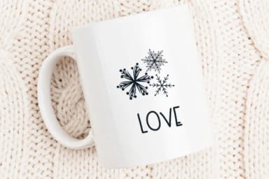 Snowflake Christmas by Sirinart — Dingbats Font — thumbnail 5