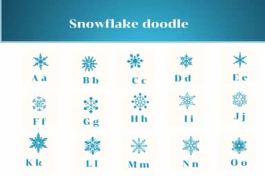 Snowflake Doodle by Apiwat Type — Dingbats Font — thumbnail 3
