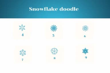 Snowflake Doodle by Apiwat Type — Dingbats Font — thumbnail 4