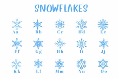 Snowflakes by CHANOK — Dingbats Font — thumbnail 2